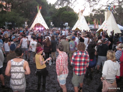 The Tipi Forest stage